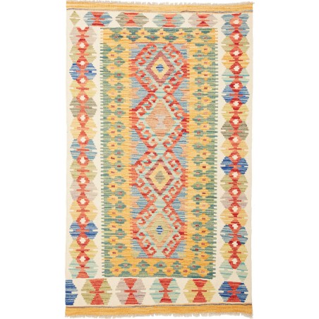 Tappeto Kilim Afghanistan marrone 98x162