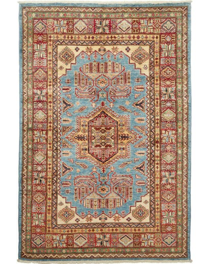 Tappeto Kazak Fine Pakistan marrone grigio 120x179