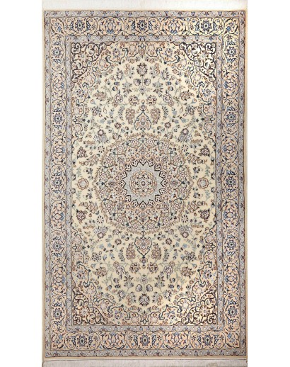 Tappeto Nain 9La Persia beige bianco 130x218