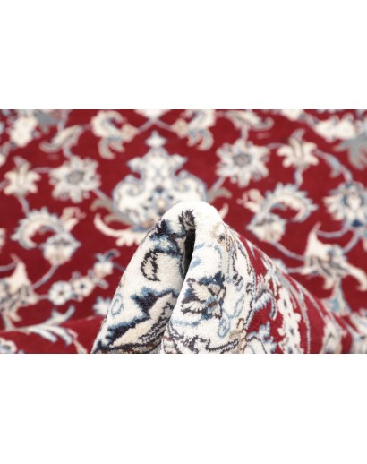 Tappeto Nain Kashmar Persia bianco marrone 167x247