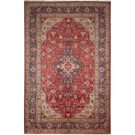 Tappeto Tabriz Persia marrone 200x307