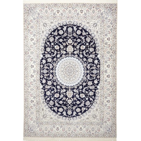 Tappeto Nain 6La Persia bianco grigio 214x305