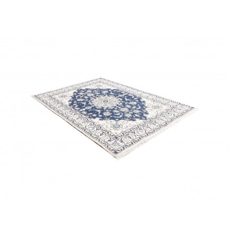 Tappeto Nain Kashmar Persia blu 168x233