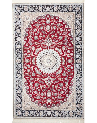 Tappeto Nain 9La Persia bianco marrone 147x246