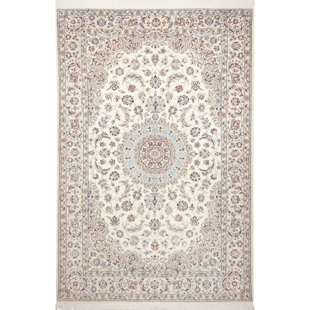 Tappeto Nain 9La Persia bianco grigio 202x302