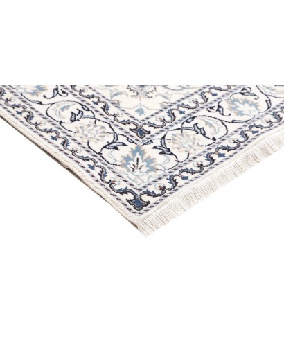 Tappeto Nain Kashmar Persia blu 168x233