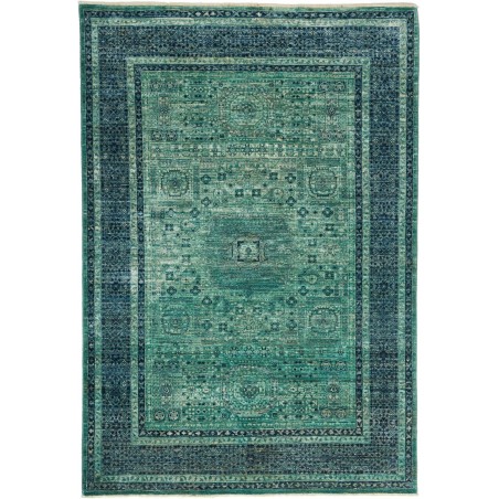 Tappeto Mamlouk Pakistan azzurro verde 129x188