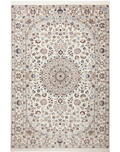 Tappeto Nain 9La Persia bianco grigio 130x213