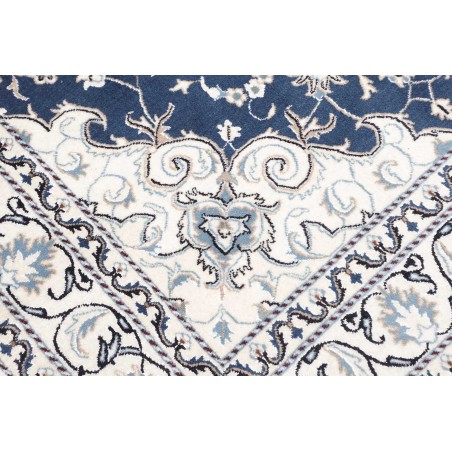 Tappeto Nain Kashmar Persia blu 168x233