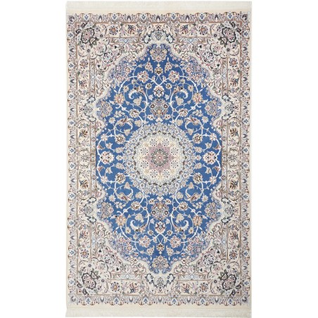 Tappeto Nain 9La Persia bianco blu 148x243