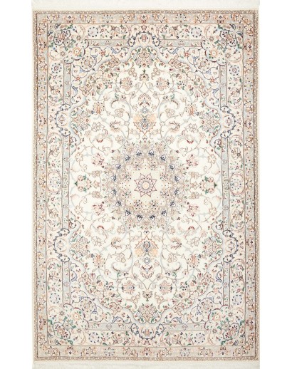 Tappeto Nain 9La Persia bianco beige 164x262