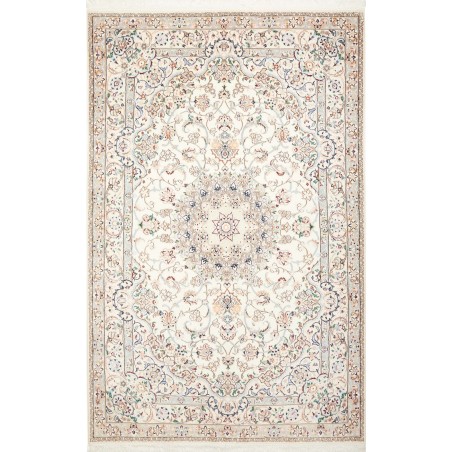 Tappeto Nain 9La Persia bianco beige 164x262