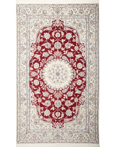 Tappeto Nain 9La Persia bianco marrone 150x256