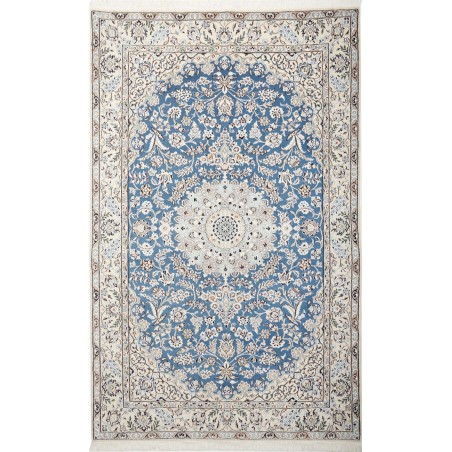 Tappeto Nain 9La Persia bianco azzurro 158x255