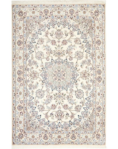Tappeto Nain 9La Persia bianco verde 130x200