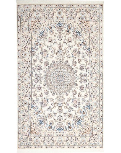 Tappeto Nain 9La Persia bianco verde 128x215