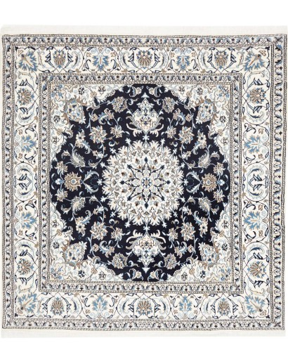 Tappeto Nain Kashmar Persia grigio 193x201