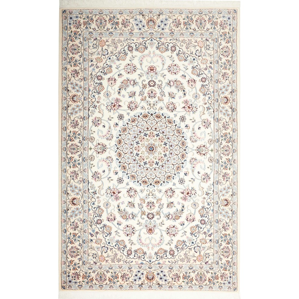 Tappeto Nain 9La Persia bianco marrone 150x242