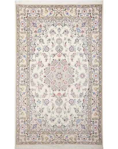 Tappeto Nain 9La Persia bianco verde 157x254