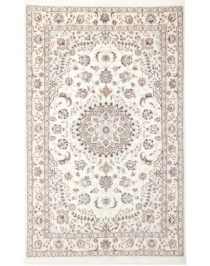 Tappeto Nain 9La Persia bianco azzurro 130x206