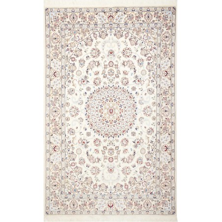 Tappeto Nain 9La Persia bianco azzurro 158x252