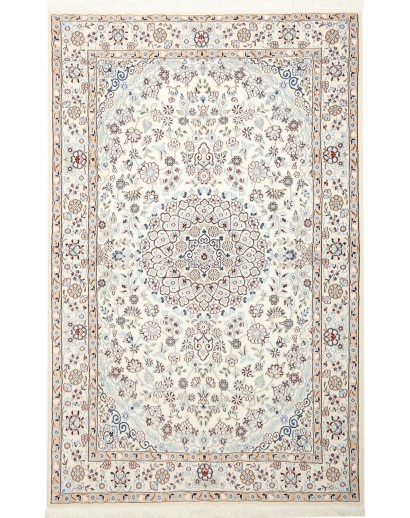 Tappeto Nain 9La Persia bianco verde 134x210