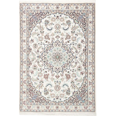 Tappeto Nain 9La Persia bianco verde 102x145