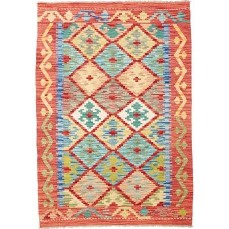 Tappeto Kilim Afghanistan marrone 102x146