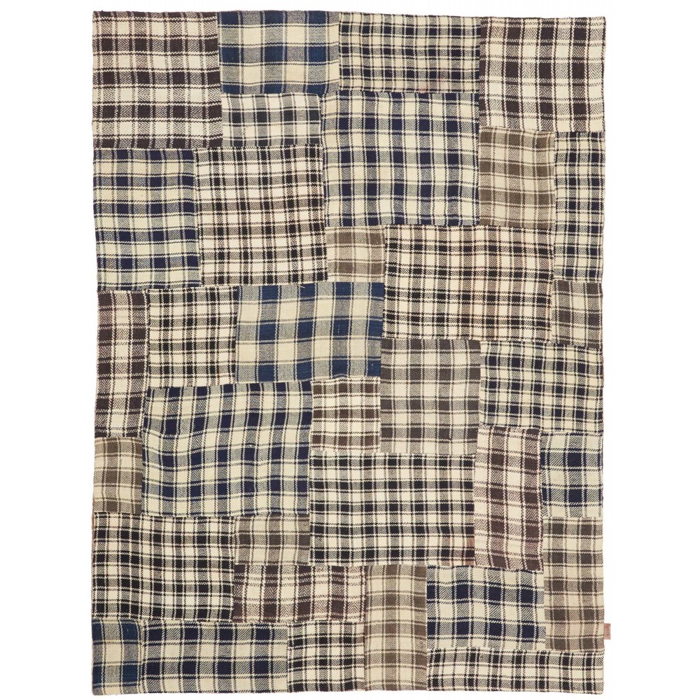 Tappeto Patch Persia beige azzurro 152x202