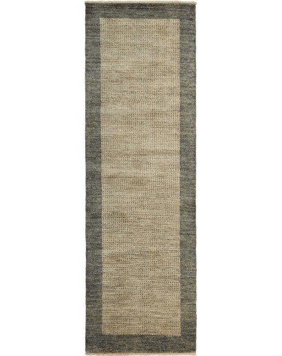 Tappeto Shayan Pakistan bianco grigio 77x191