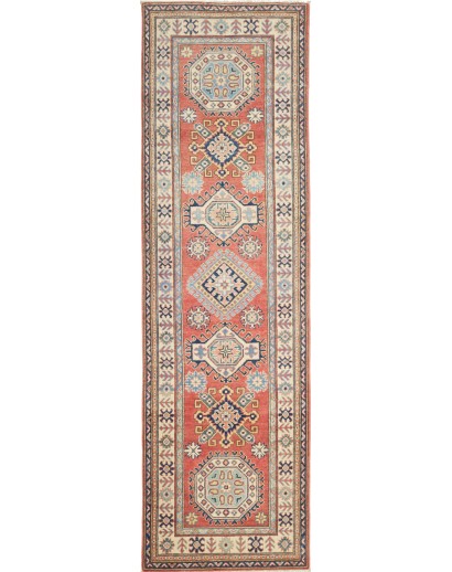 Tappeto Kazak Afghanistan marrone 80x289