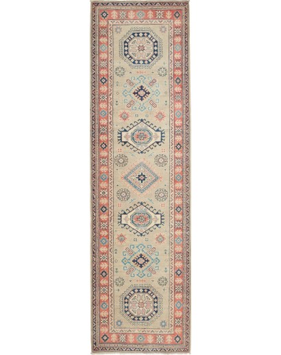Tappeto Kazak Afghanistan marrone beige 83x300