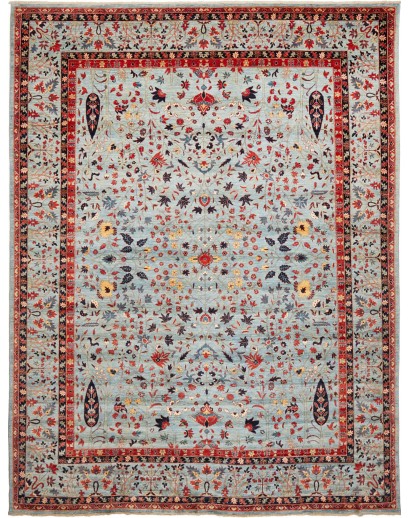 Tappeto Aryana Fine Pakistan azzurro beige 272x362