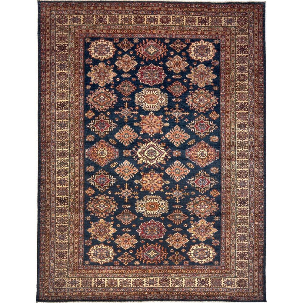 Tappeto Kazak Fine Pakistan grigio marrone 281x371