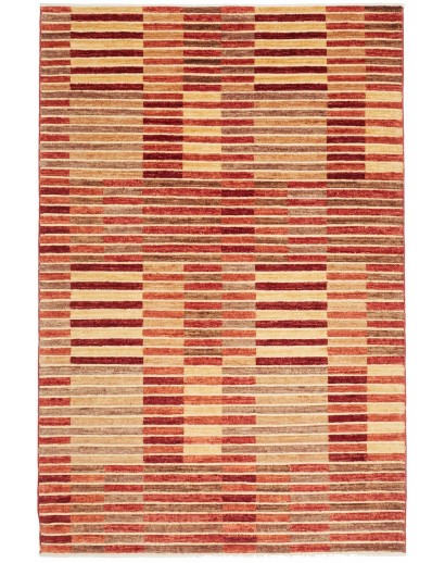 Tappeto Barjesta Pakistan rosso marrone 154x200