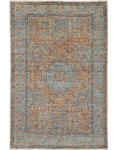 Tappeto Mamlouk Pakistan bianco grigio 99x152