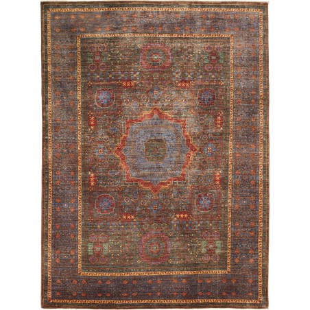 Tappeto Mamlouk Pakistan verde giallo 175x236