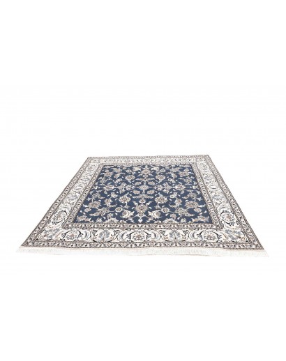 Tappeto Nain Kashmar Persia grigio 195x203