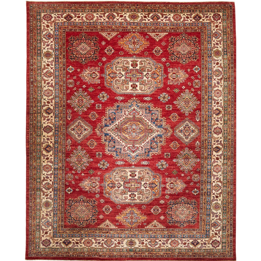 Tappeto Kazak Fine Pakistan marrone arancione 257x316