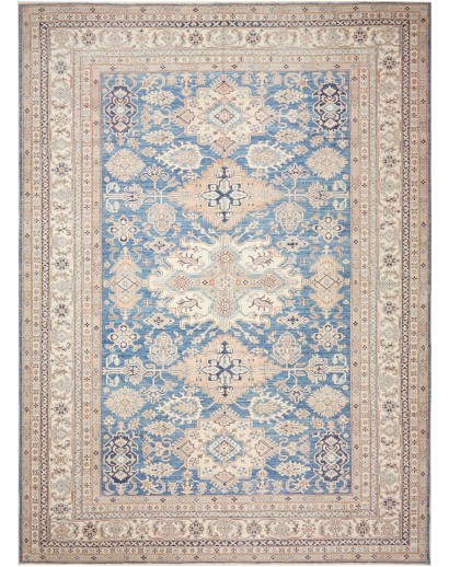 Tappeto Kazak Fine Pakistan beige bianco 310x423