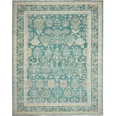 Tappeto Zigler Fine Pakistan verde giallo 279x354
