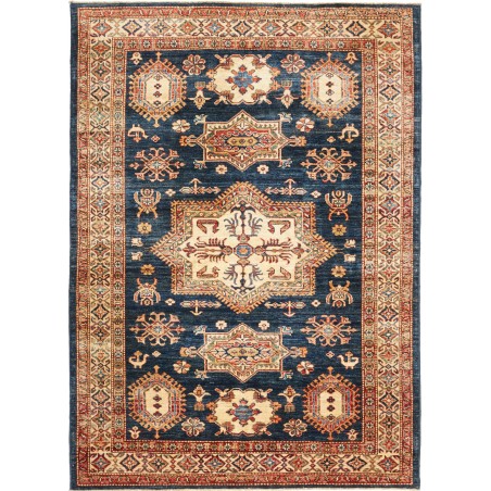 Tappeto Kazak Fine Pakistan marrone grigio 146x207