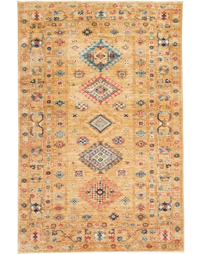 Tappeto Kazak Fine Pakistan marrone 124x188