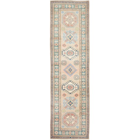 Tappeto Kazak Afghanistan beige giallo 82x295