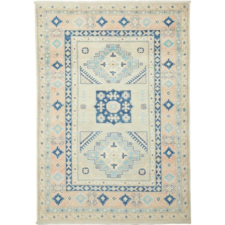 Tappeto Kazak Afghanistan bianco grigio 120x183