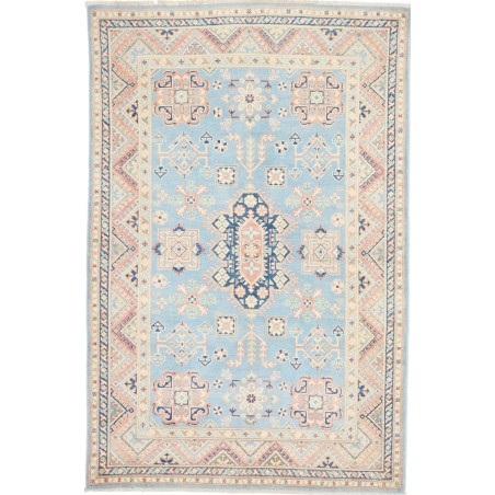 Tappeto Kazak Afghanistan bianco grigio 120x181
