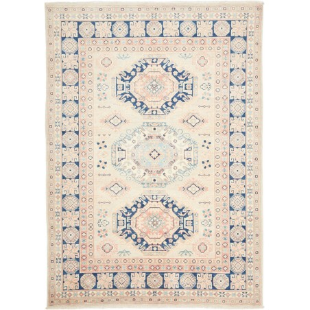 Tappeto Kazak Afghanistan bianco 147x204