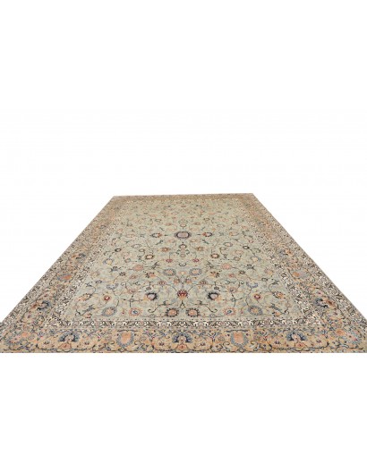 Tappeto Kashan Persia marrone verde 300x410