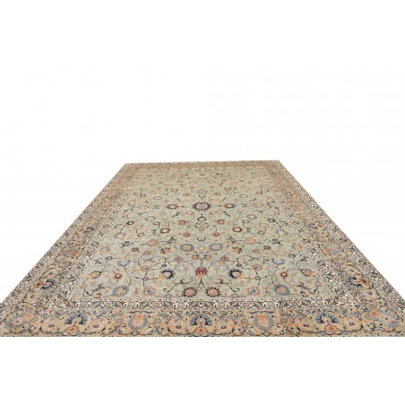 Tappeto Kashan Persia marrone verde 300x410