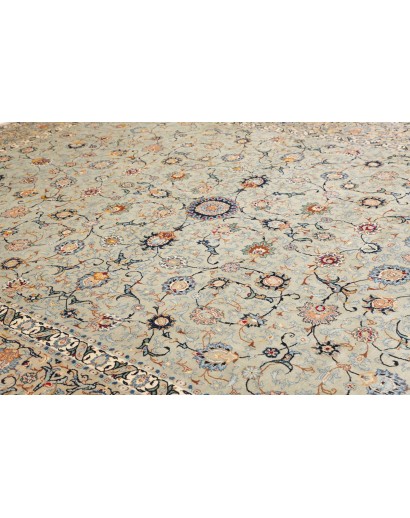 Tappeto Kashan Persia marrone verde 300x410